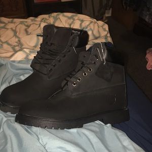 All black timberlands